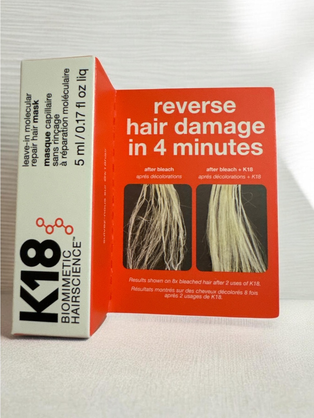 K18 Biochemical Hairscience K18 Leave-In Molecular Repair Mask - Orange